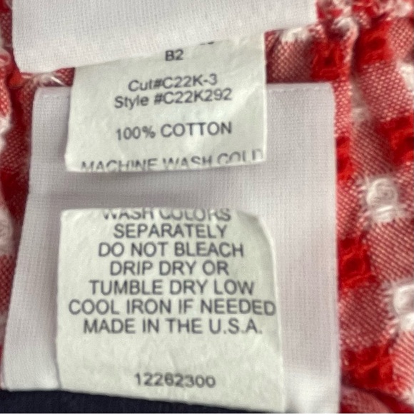 Cottontail Originals Girls Gingham Wrap Halter Top Crop Pants USA Vintage 4T - Picture 12 of 14